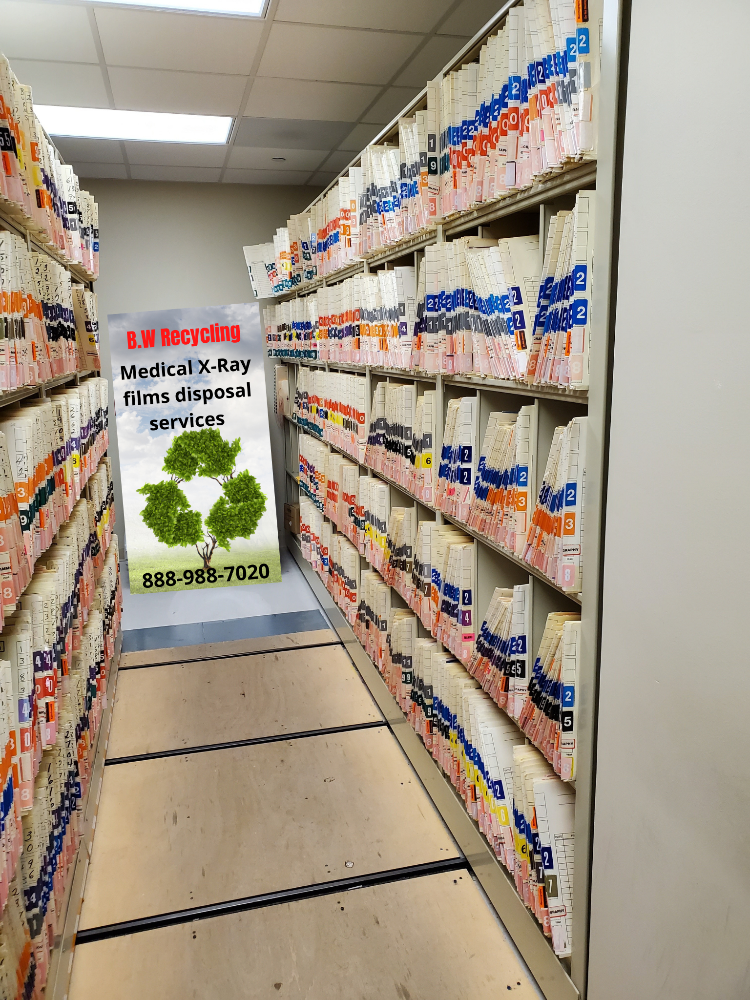 Boston X-ray film disposal