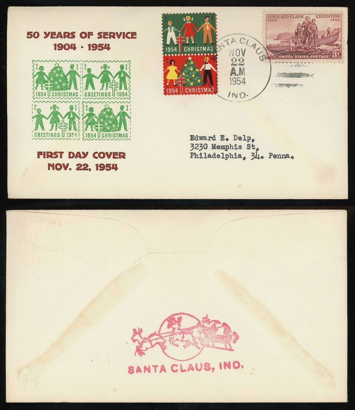 Santa Claus X-ray film disposal